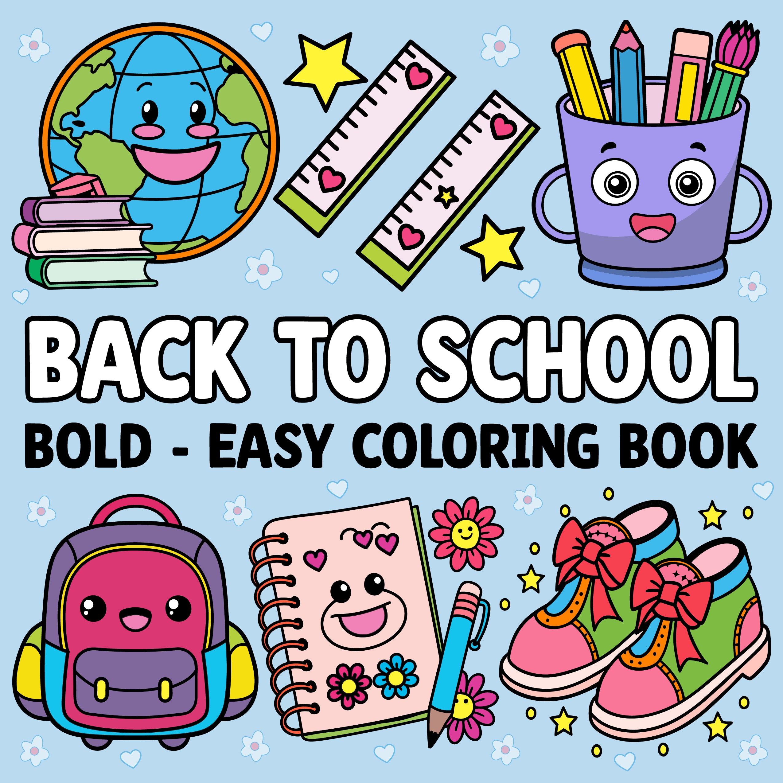 Back To School Coloring Book - MyKidStudio