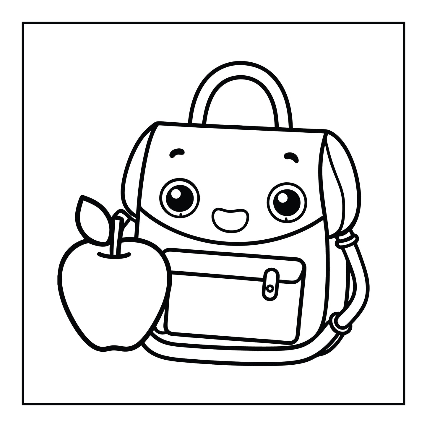 School Coloring Book - MyKidStudio