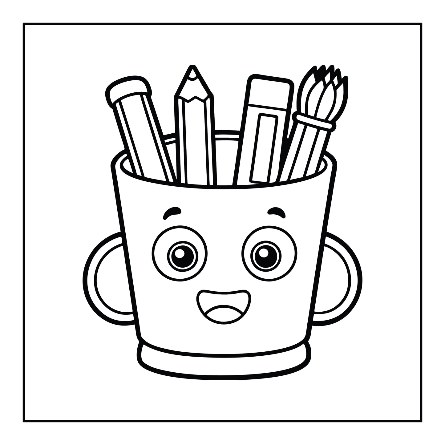 School Coloring Book - MyKidStudio