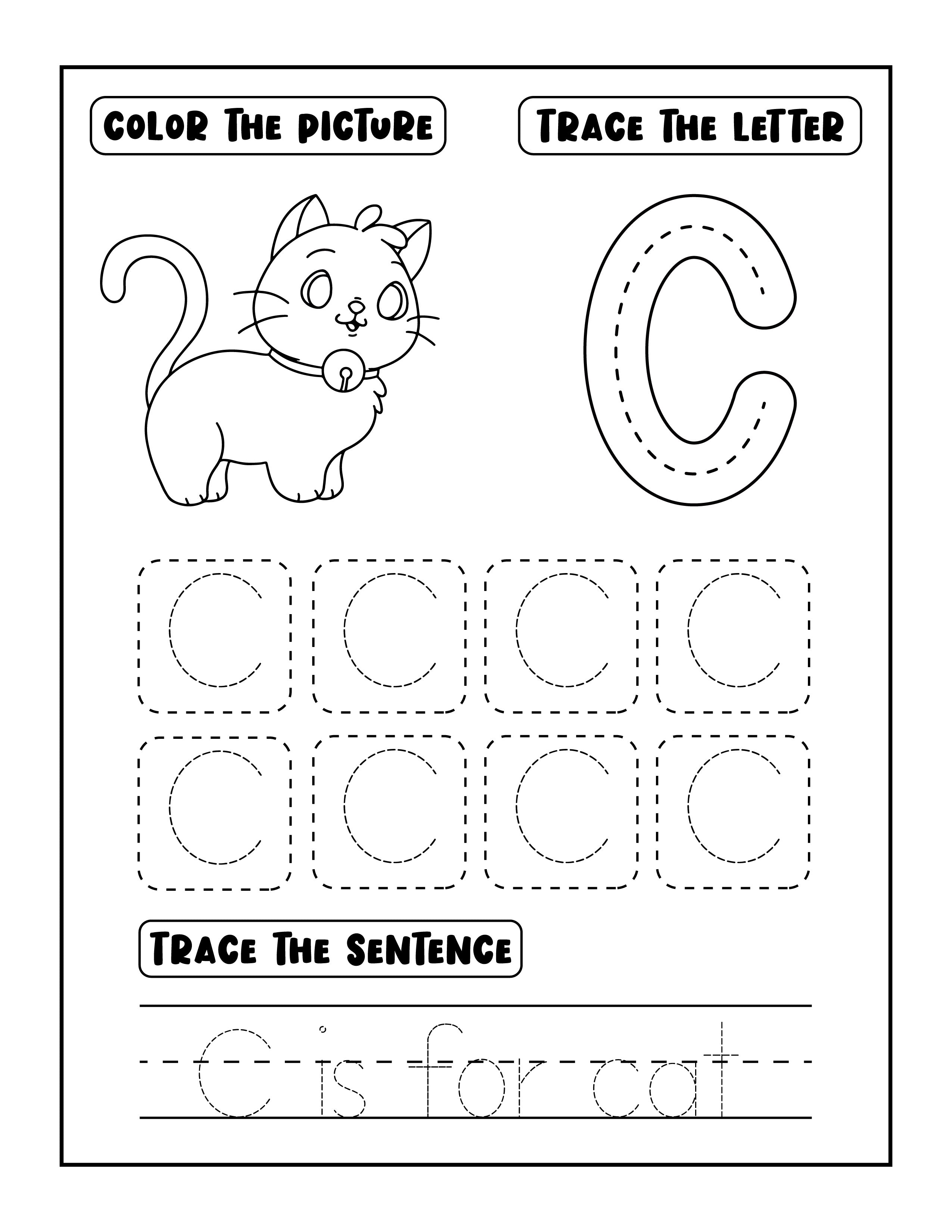 ABC Letter Tracing Book for Kids – MyKidStudio