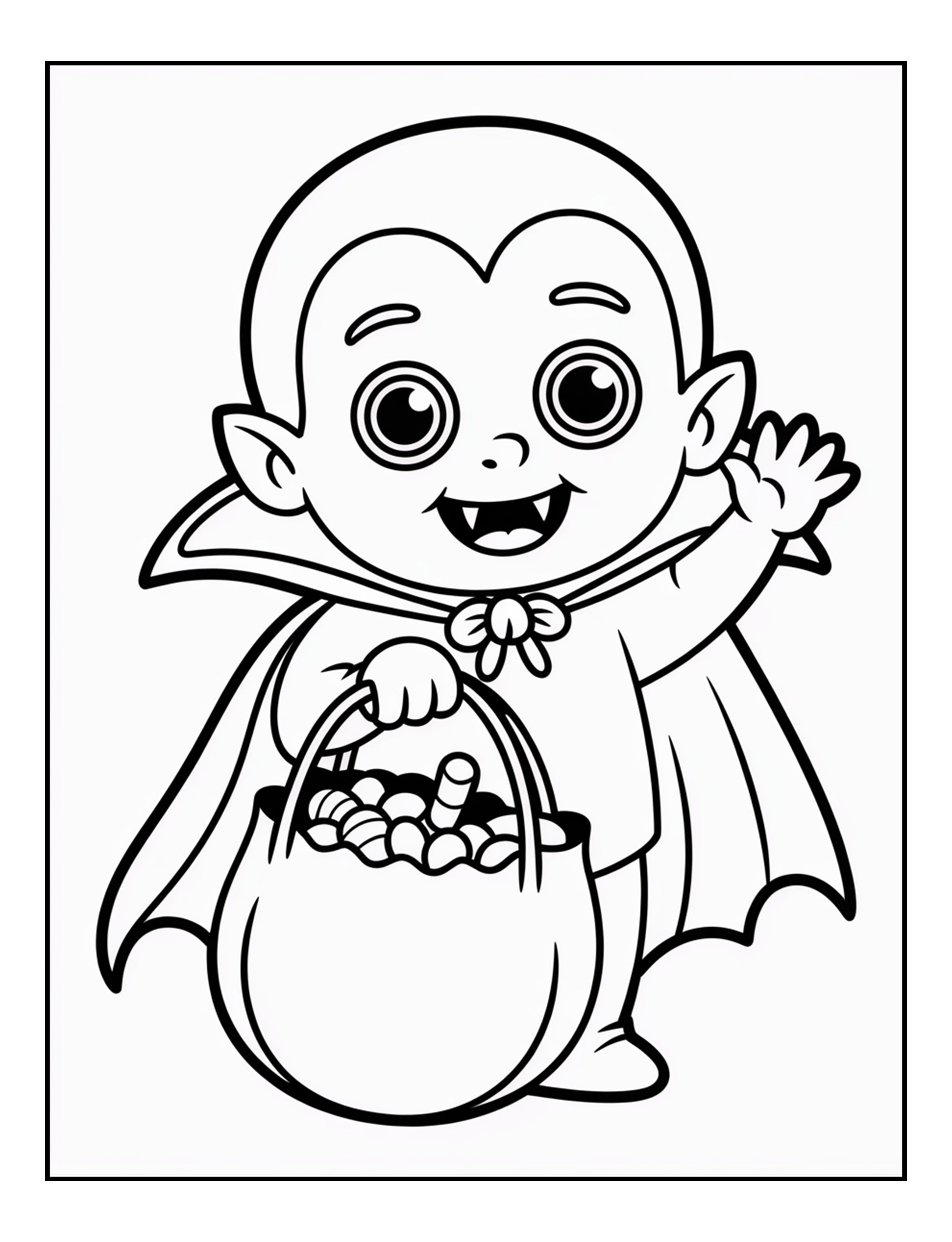 Cute Halloween Coloring Book - MyKidStudio