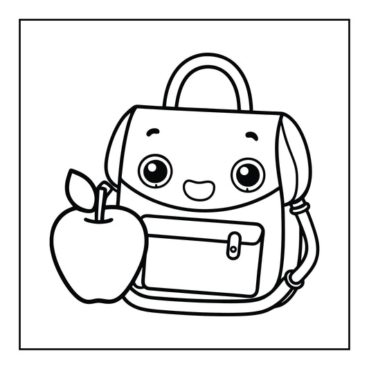 School Coloring Book - MyKidStudio