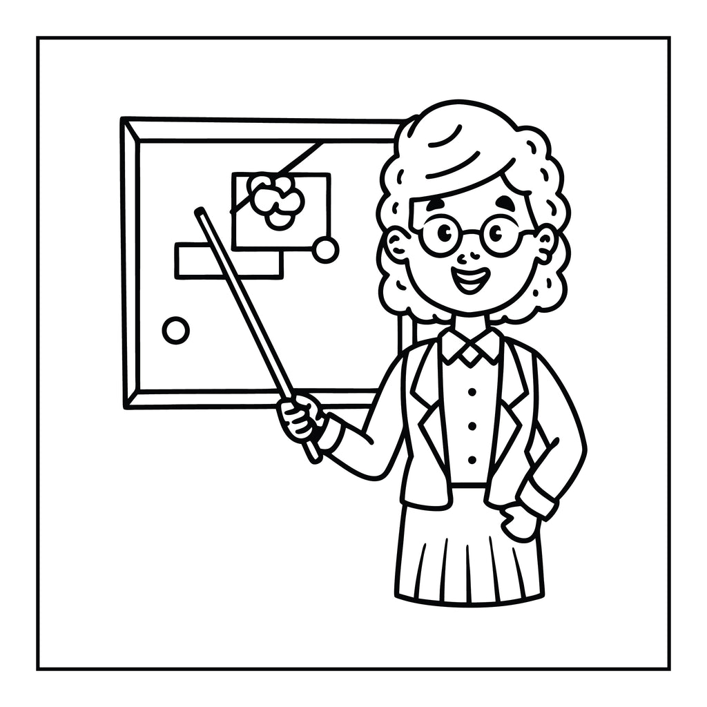 Back To School Coloring Book - MyKidStudio