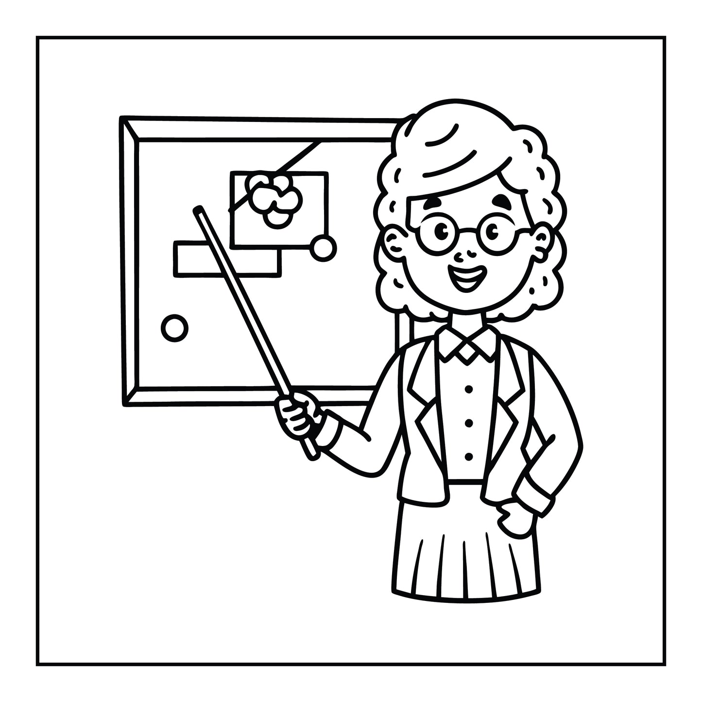 School Coloring Book - MyKidStudio