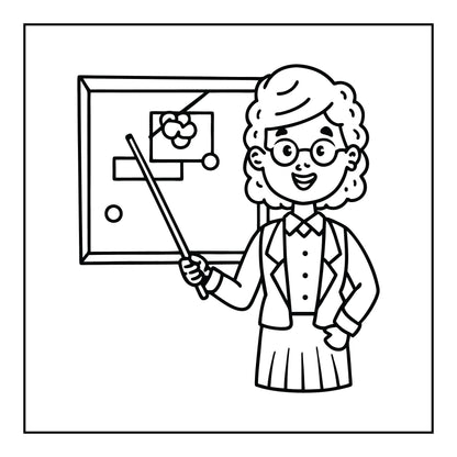 School Coloring Book - MyKidStudio